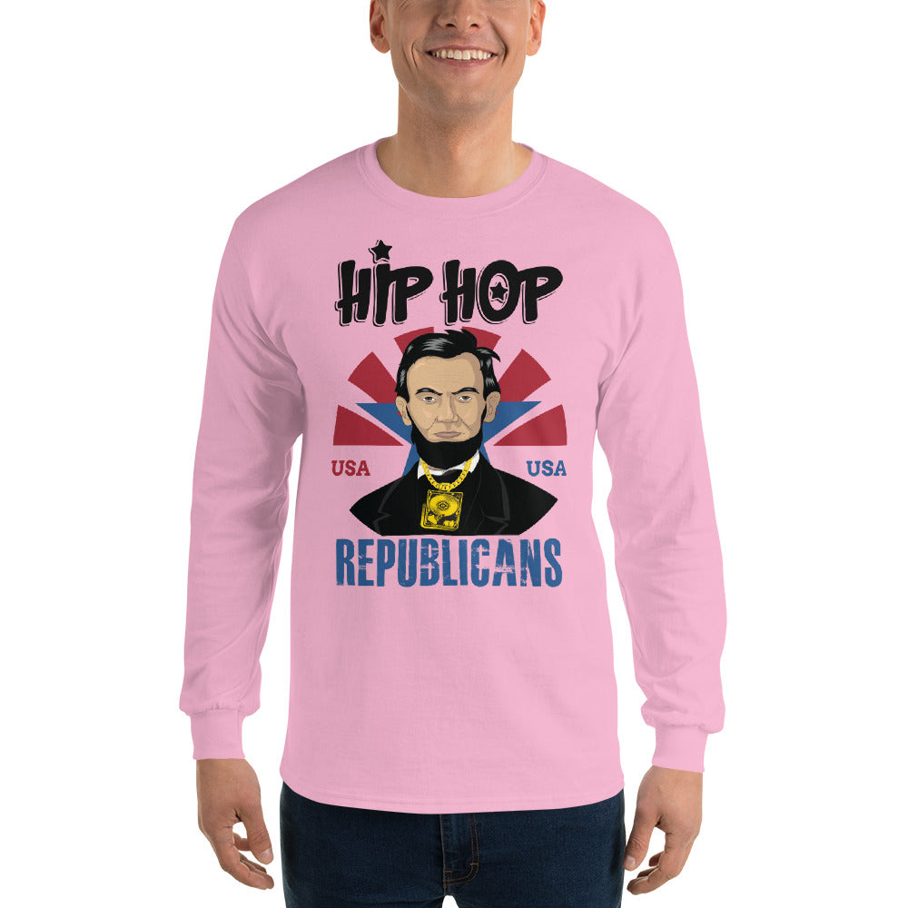Abraham Lincoln Hip-Hop Republicans Long Sleeve Shirt