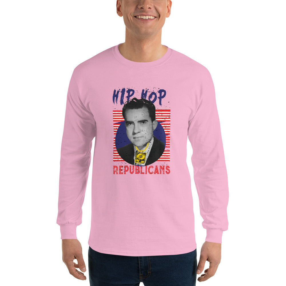 Richard Nixon Hip-Hop Republicans Long Sleeve Shirt