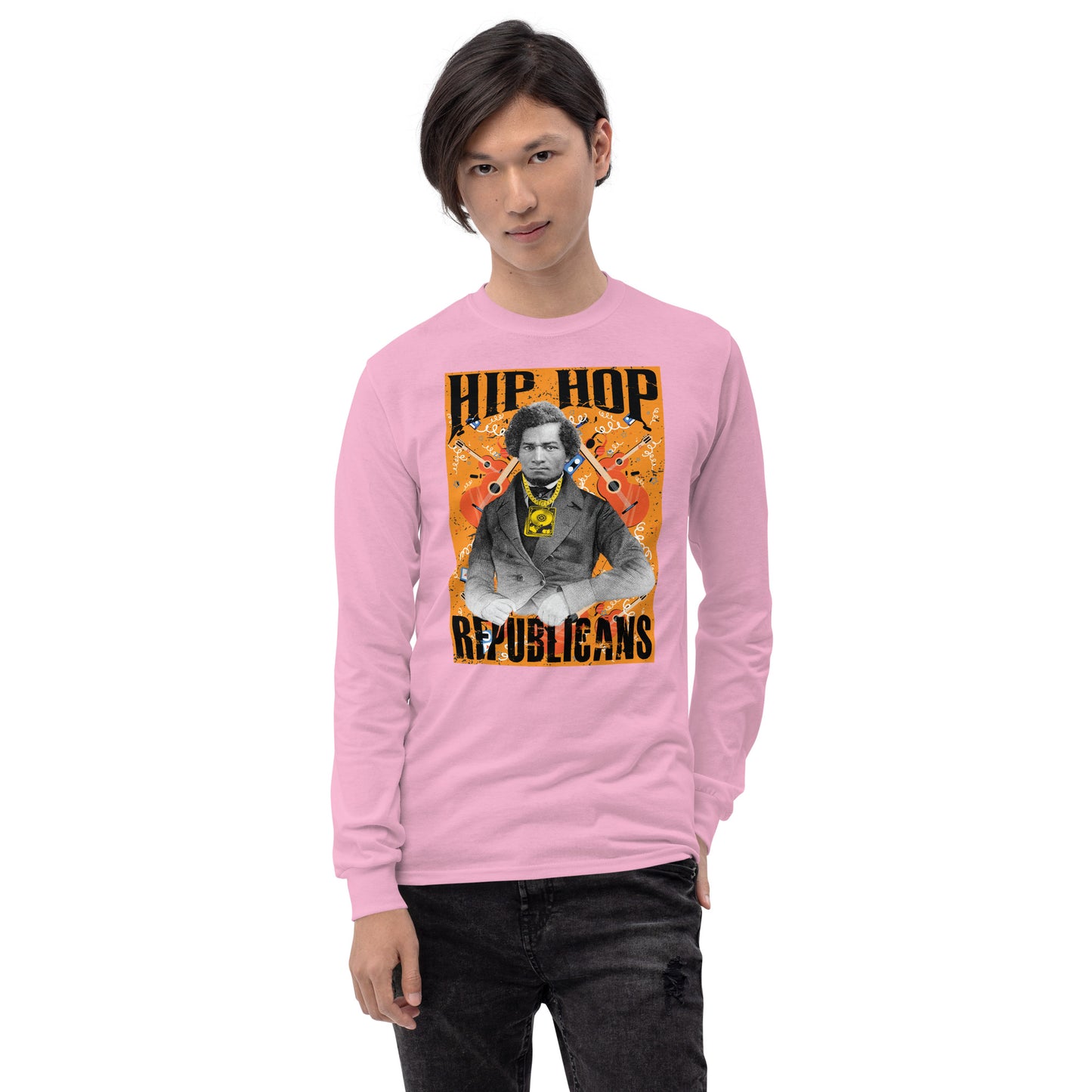 Frederick Douglass Hip-Hop Republicans Long Sleeve Shirt