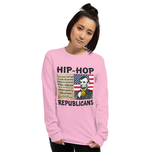 Abraham Lincoln Hip-Hop Republicans Long Sleeve Shirt
