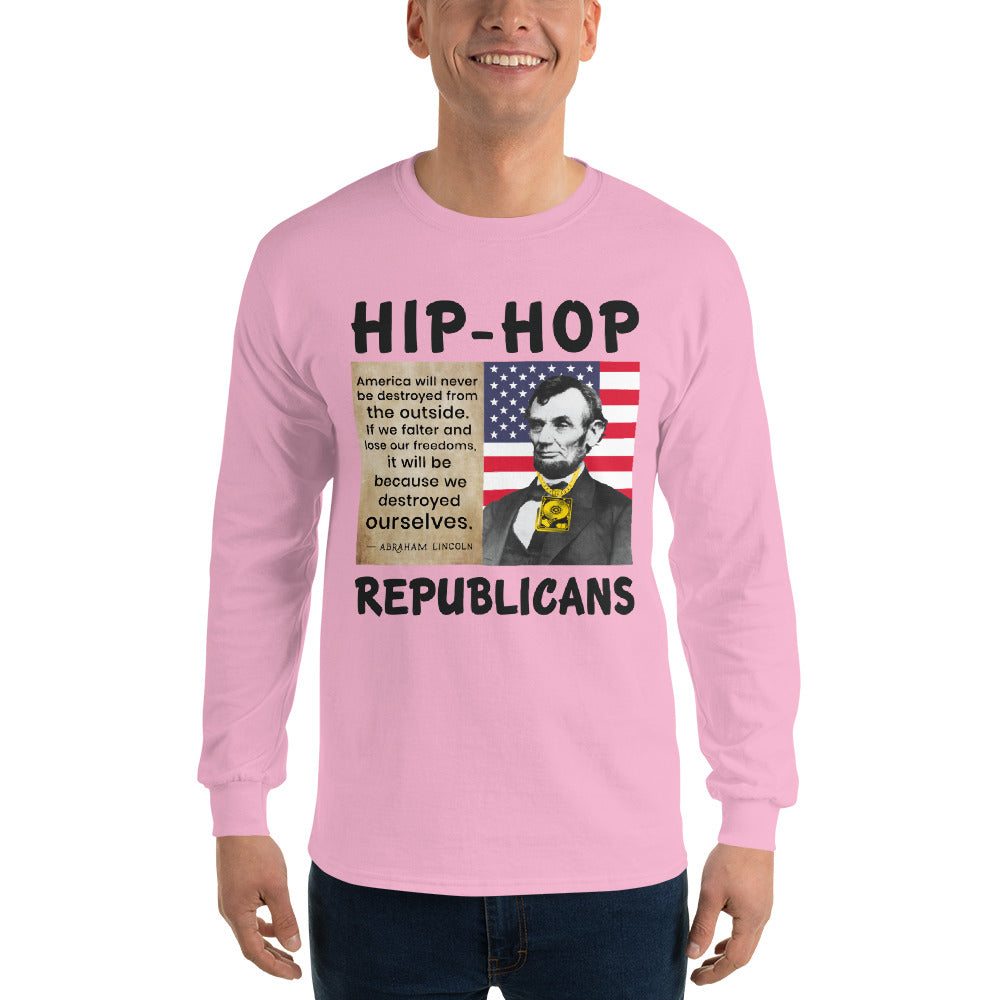 Abraham Lincoln Hip-Hop Republicans Long Sleeve Shirt