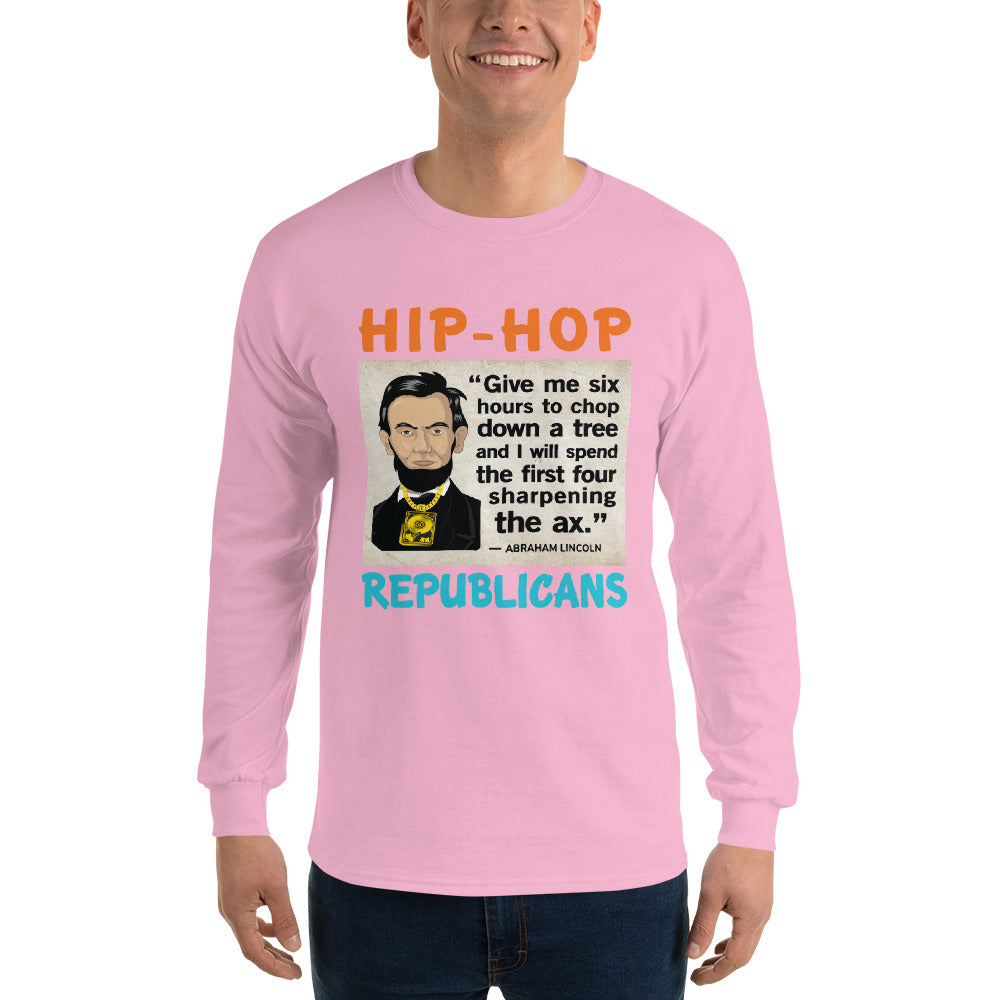 Abraham Lincoln Hip-Hop Republicans Long Sleeve Shirt