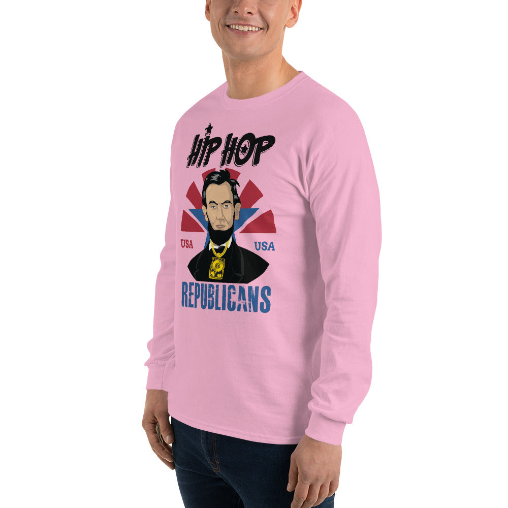 Abraham Lincoln Hip-Hop Republicans Long Sleeve Shirt