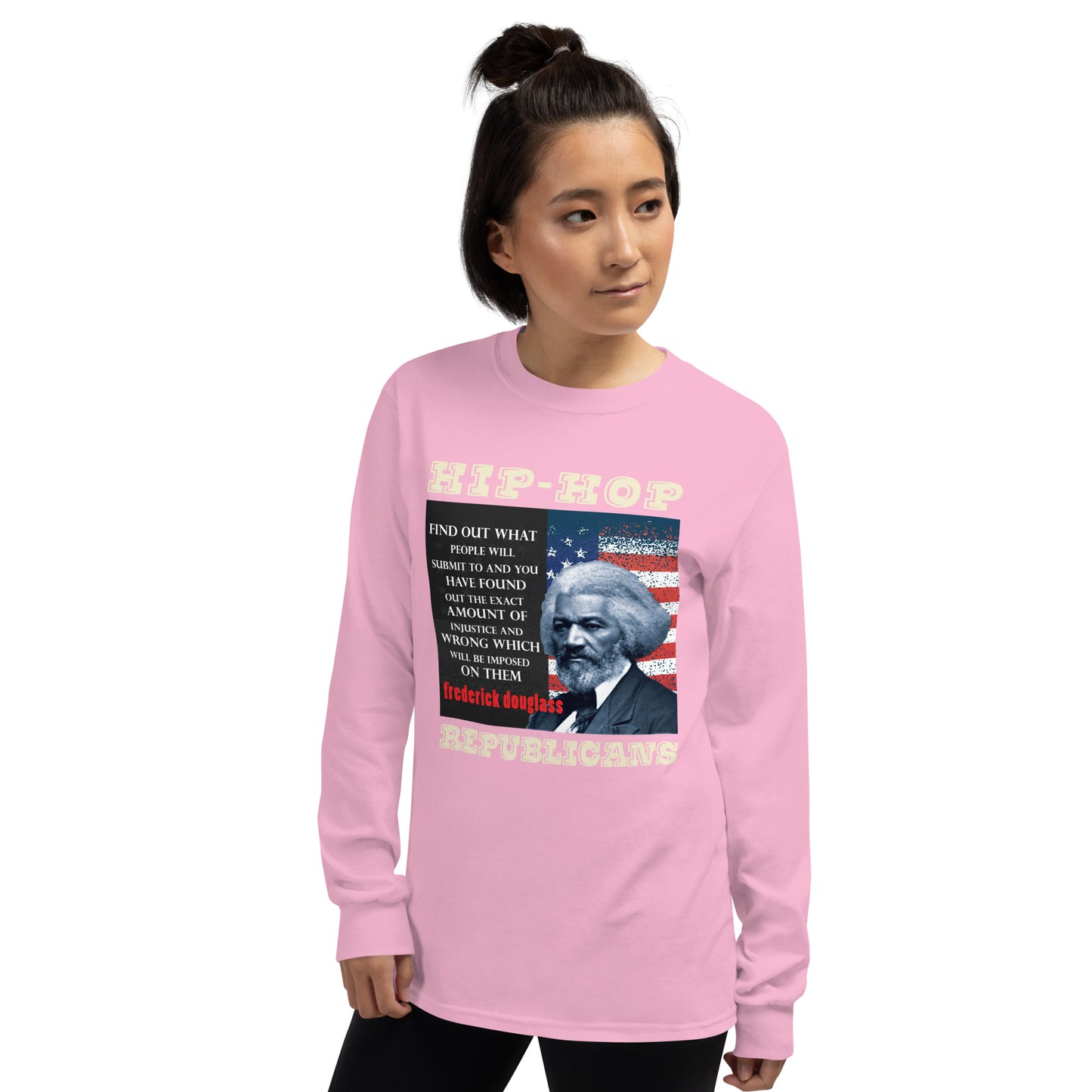 Frederick Douglass Hip-Hop Republicans Long Sleeve Shirt