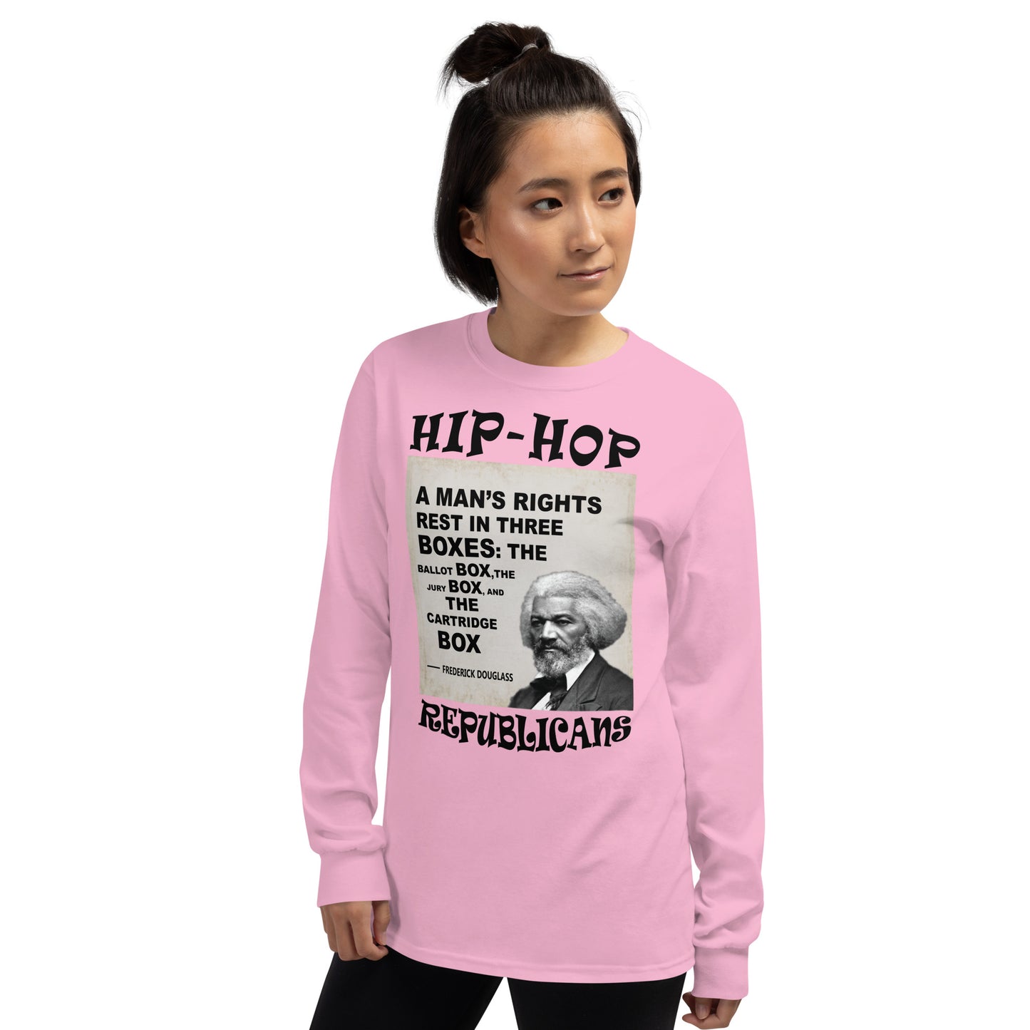 Frederick Douglass Hip-Hop Republicans Long Sleeve Shirt