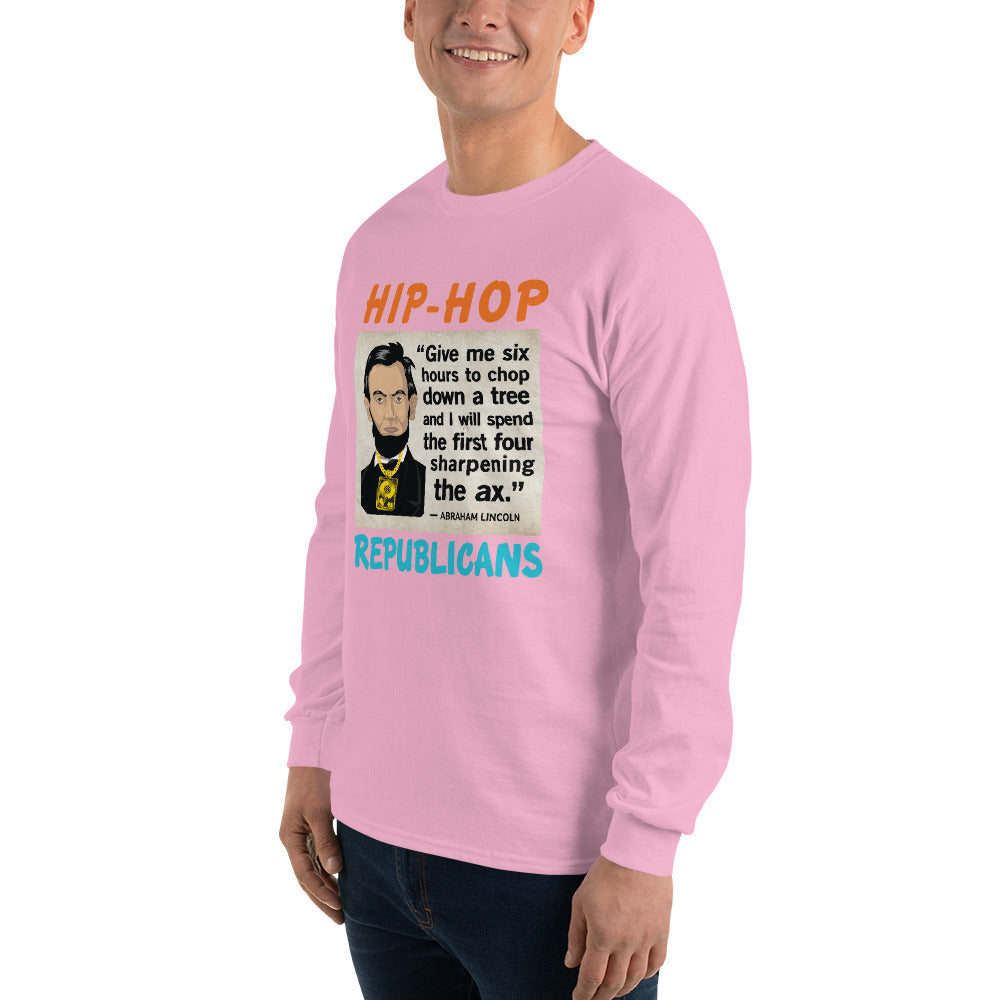 Abraham Lincoln Hip-Hop Republicans Long Sleeve Shirt