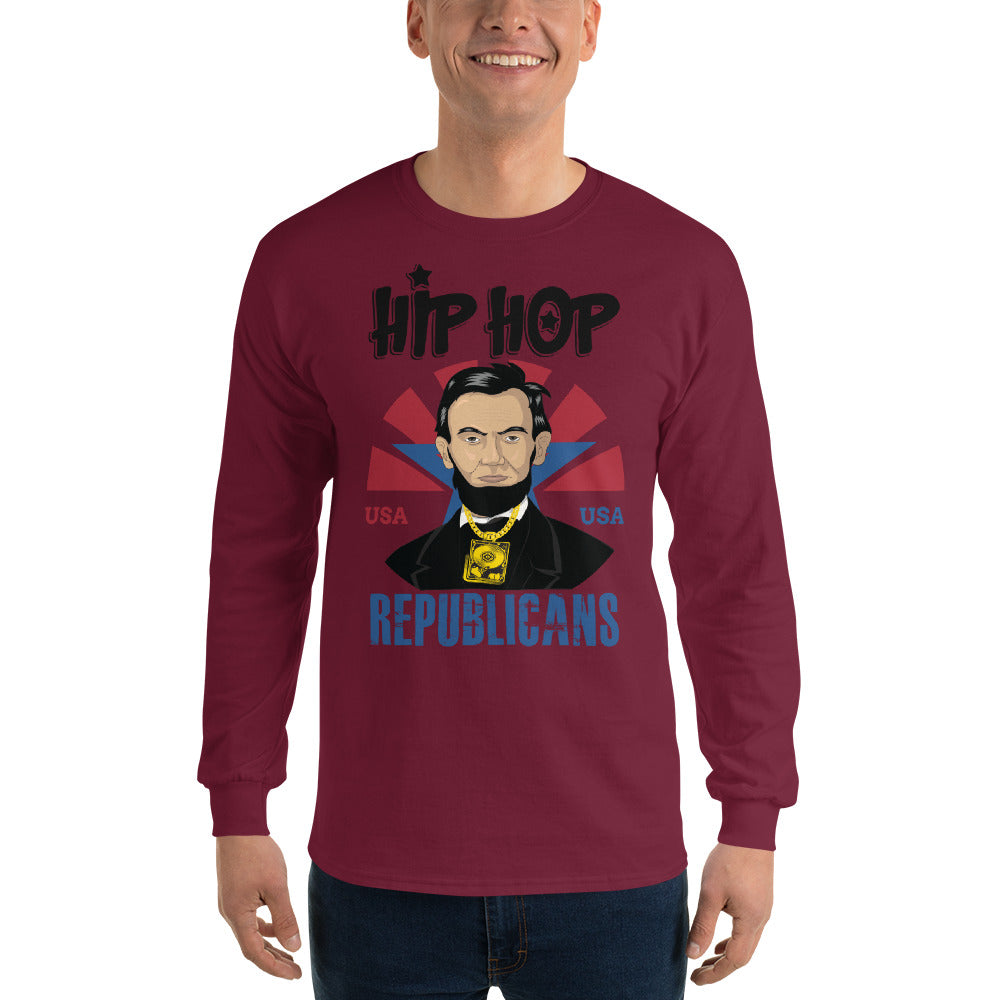 Abraham Lincoln Hip-Hop Republicans Long Sleeve Shirt