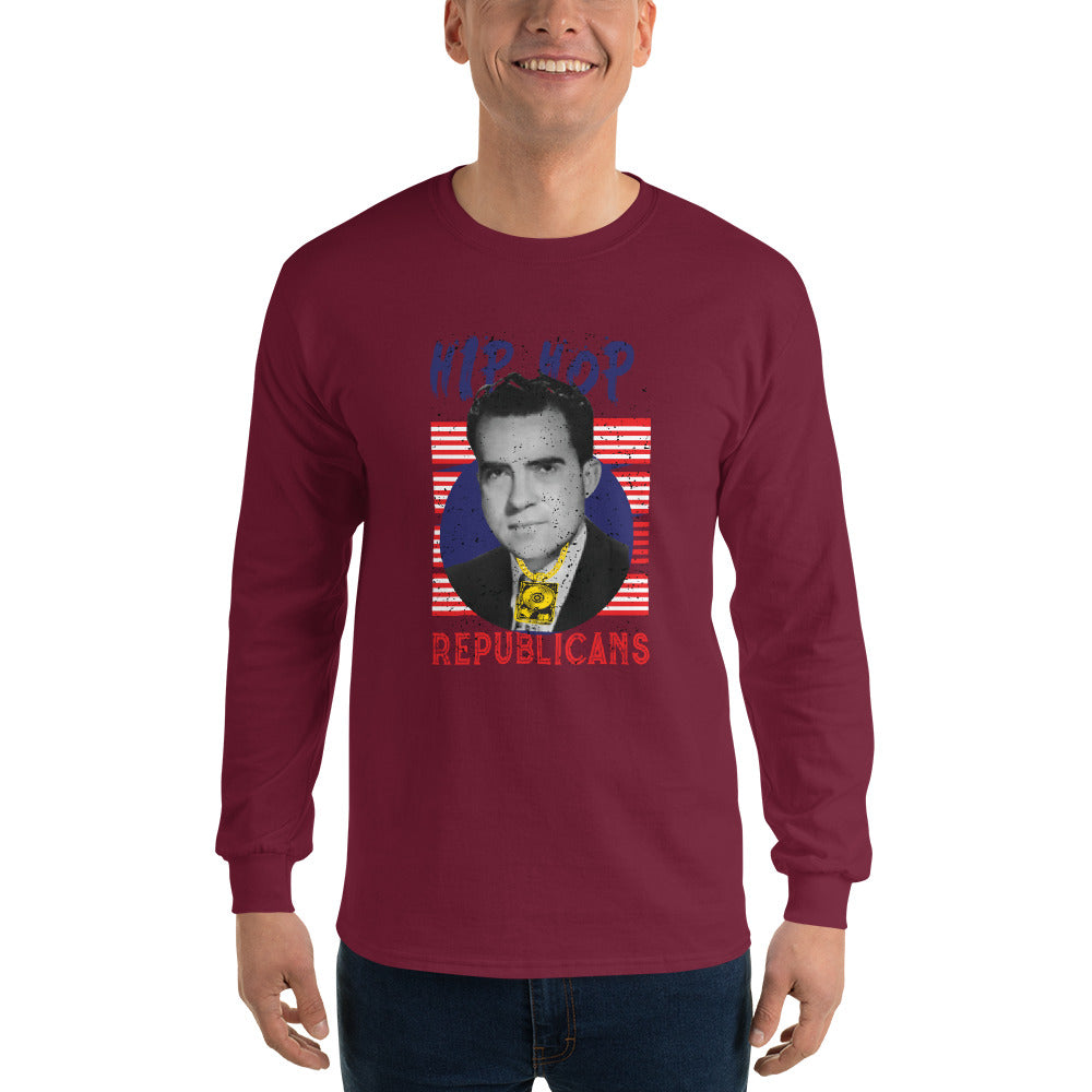 Richard Nixon Hip-Hop Republicans Long Sleeve Shirt