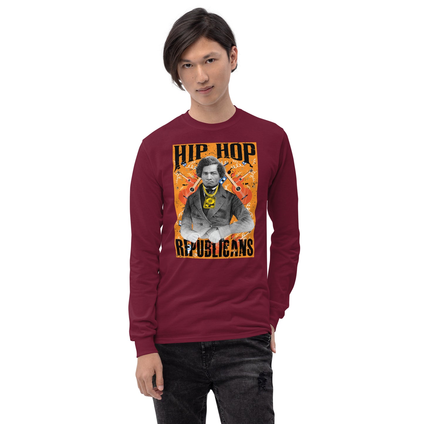 Frederick Douglass Hip-Hop Republicans Long Sleeve Shirt