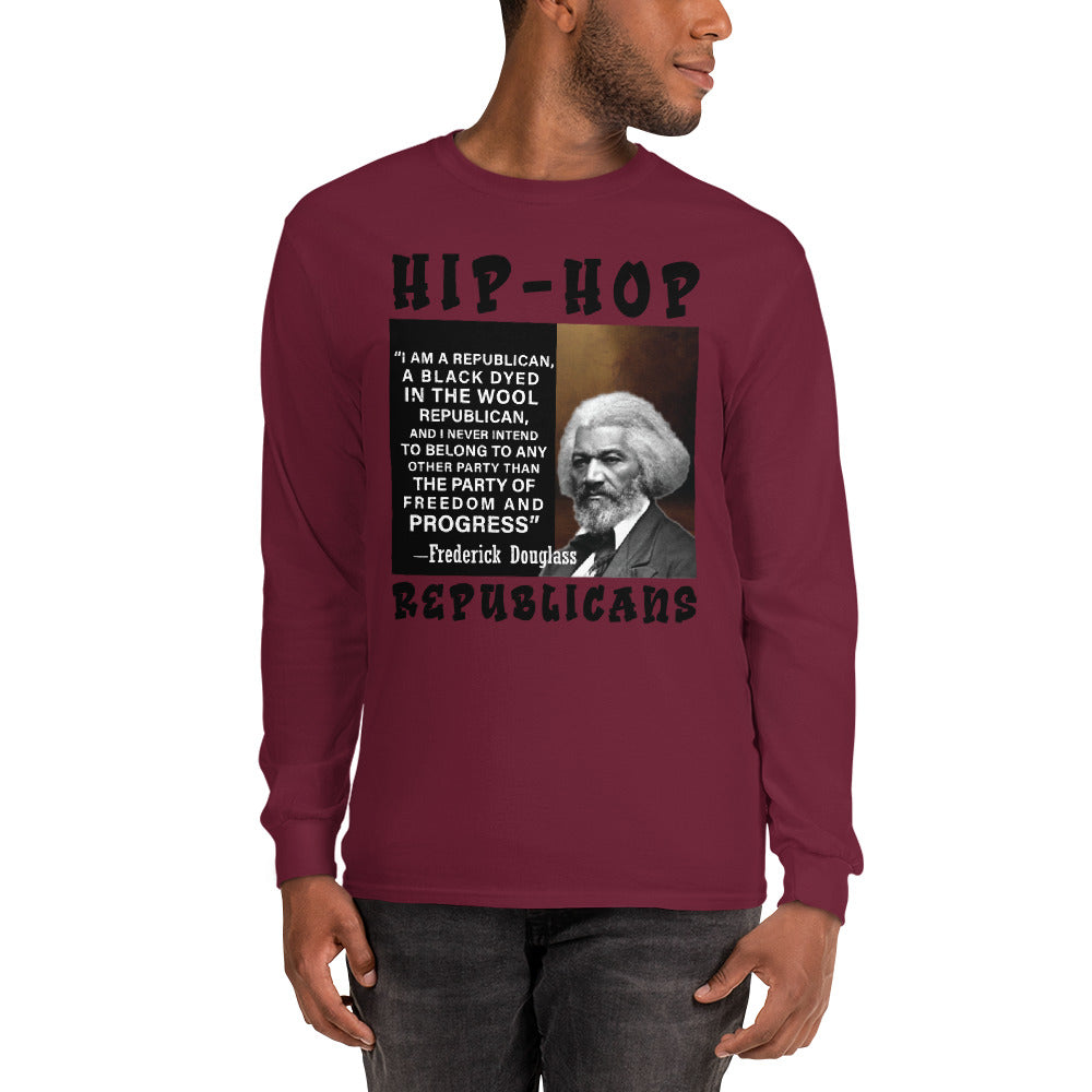 Frederick Douglass Hip-Hop Republicans Long Sleeve Shirt