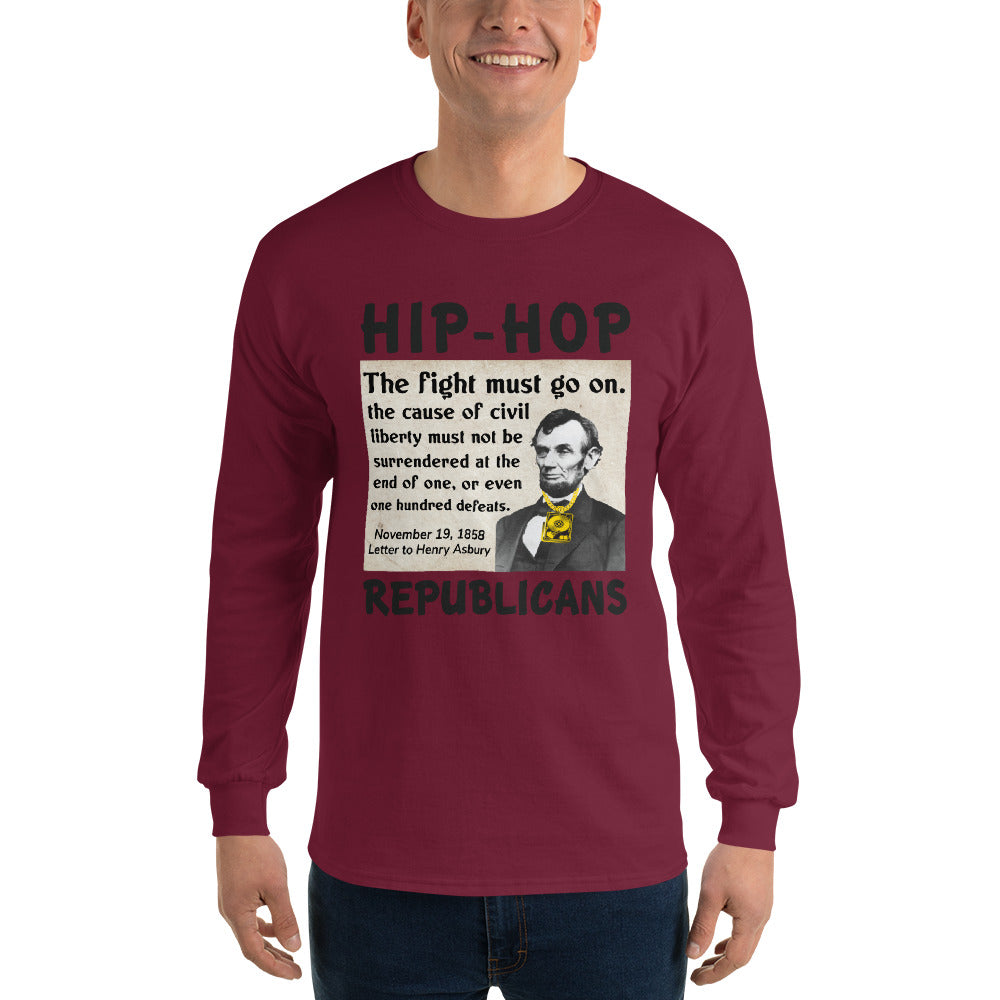 Abraham Lincoln Hip-Hop Republicans Long Sleeve Shirt