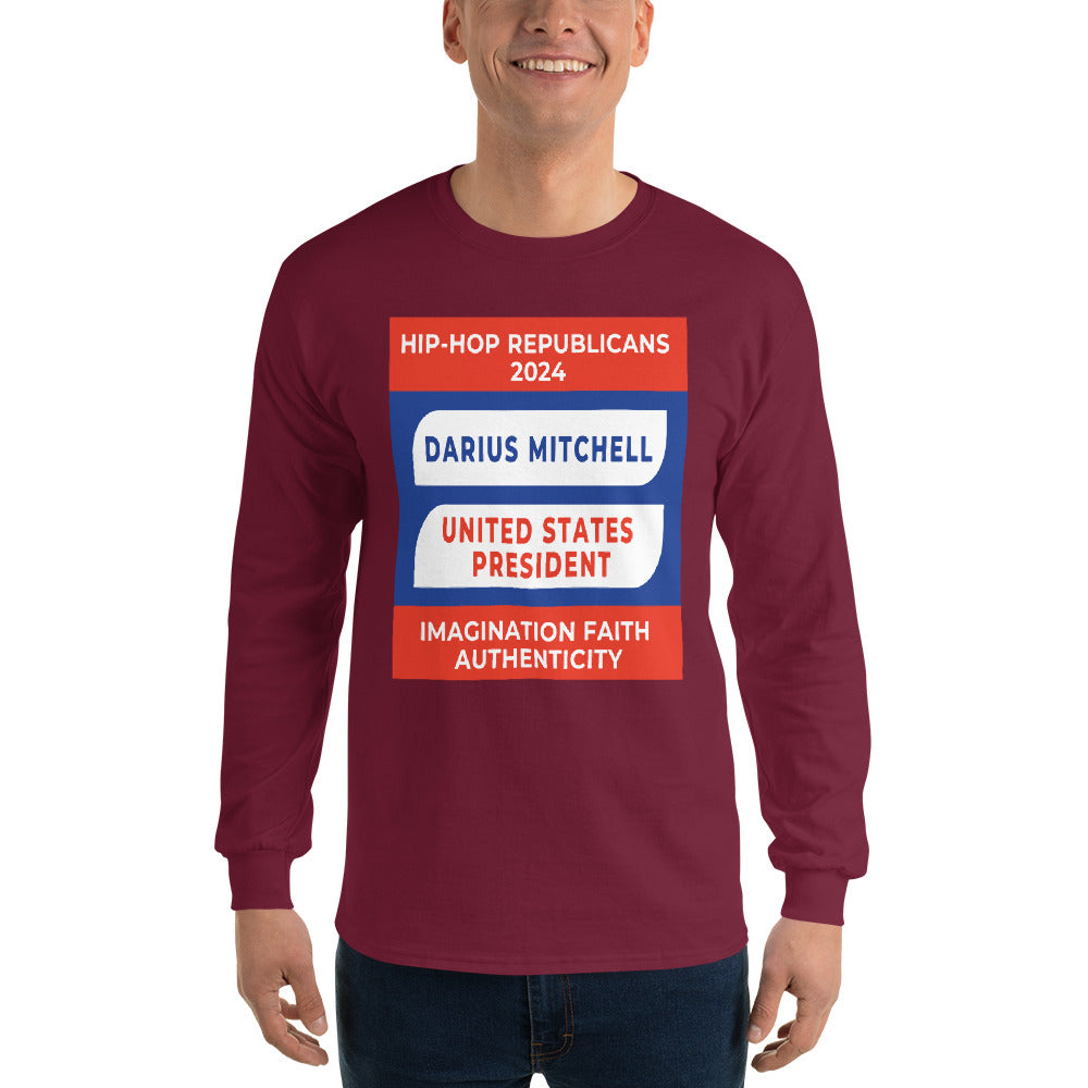 Campaign Hoodie, Hip-Hop Republicans 2024, Darius Mitchell, United States President, Imagination Faith Authenticity
