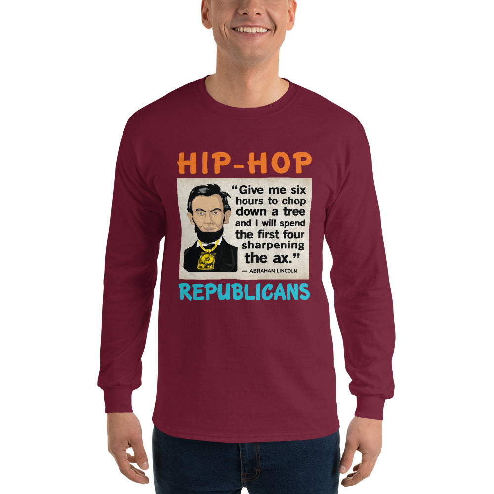 Abraham Lincoln Hip-Hop Republicans Long Sleeve Shirt