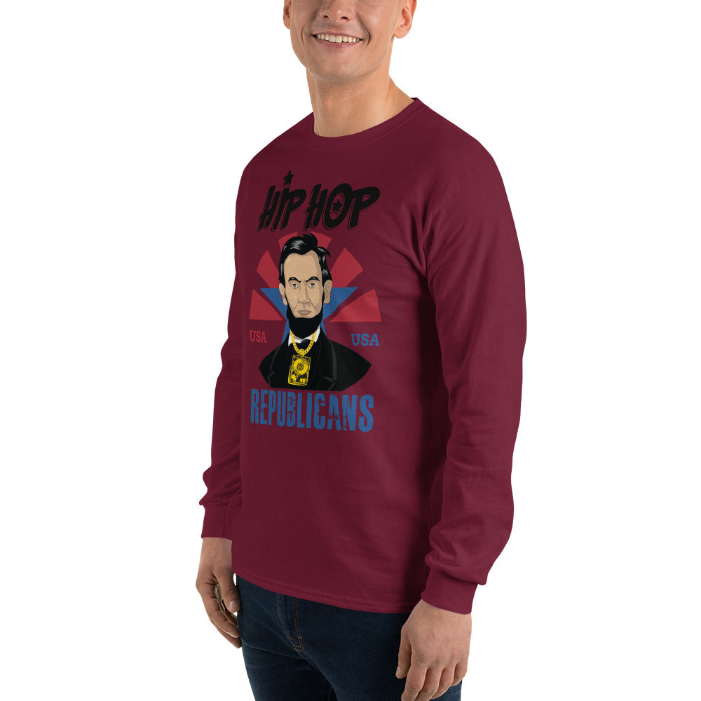Abraham Lincoln Hip-Hop Republicans Long Sleeve Shirt