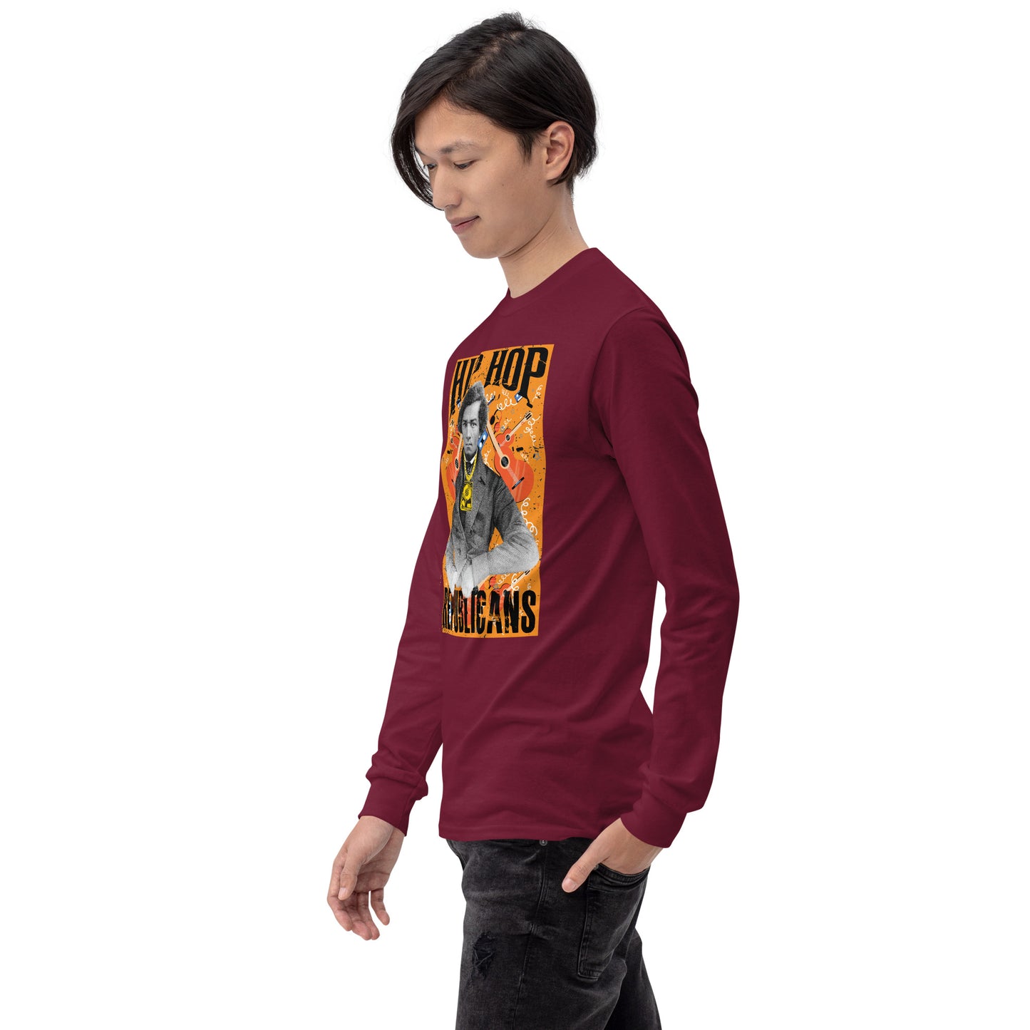 Frederick Douglass Hip-Hop Republicans Long Sleeve Shirt