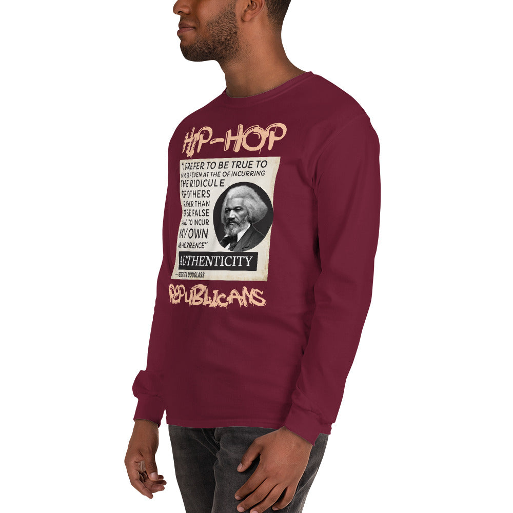 Frederick Douglass Hip-Hop Republicans Long Sleeve Shirt