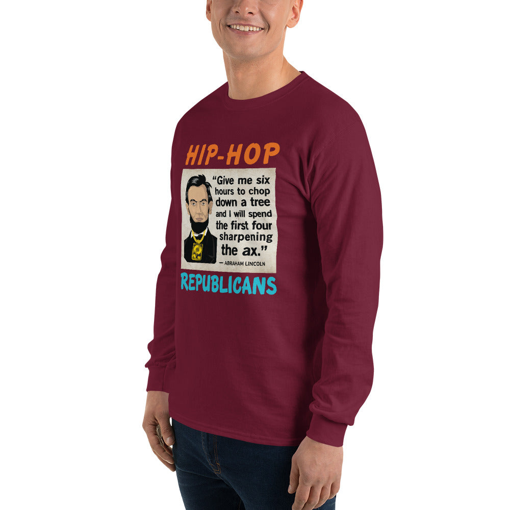 Abraham Lincoln Hip-Hop Republicans Long Sleeve Shirt