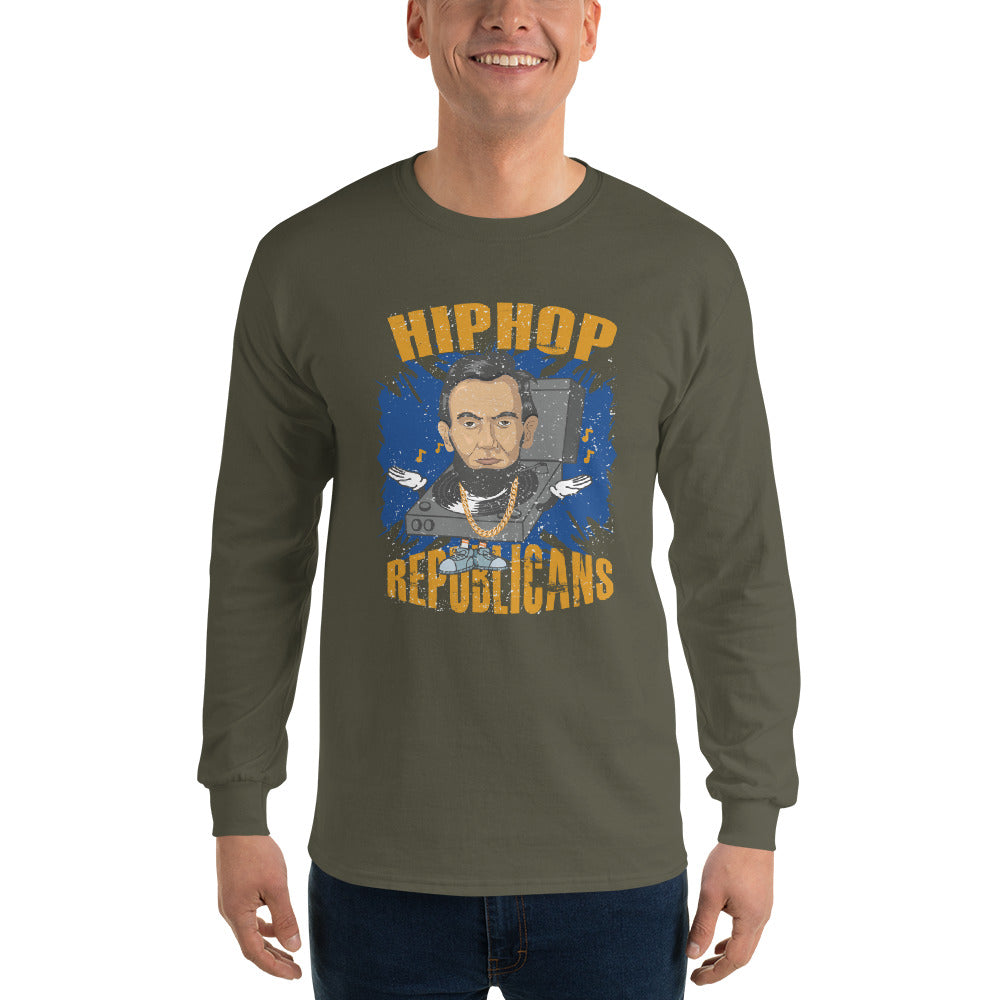 Abraham Lincoln Hip-Hop Republicans Long Sleeve Shirt