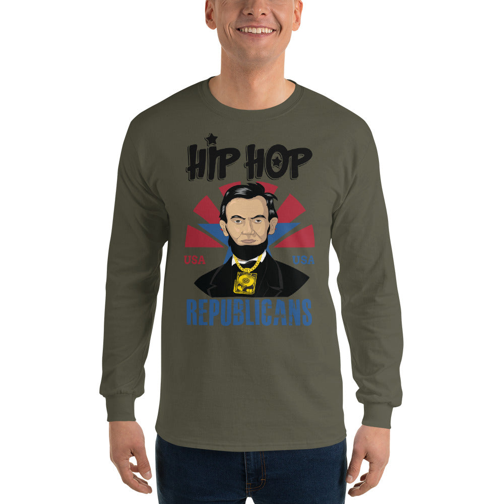 Abraham Lincoln Hip-Hop Republicans Long Sleeve Shirt