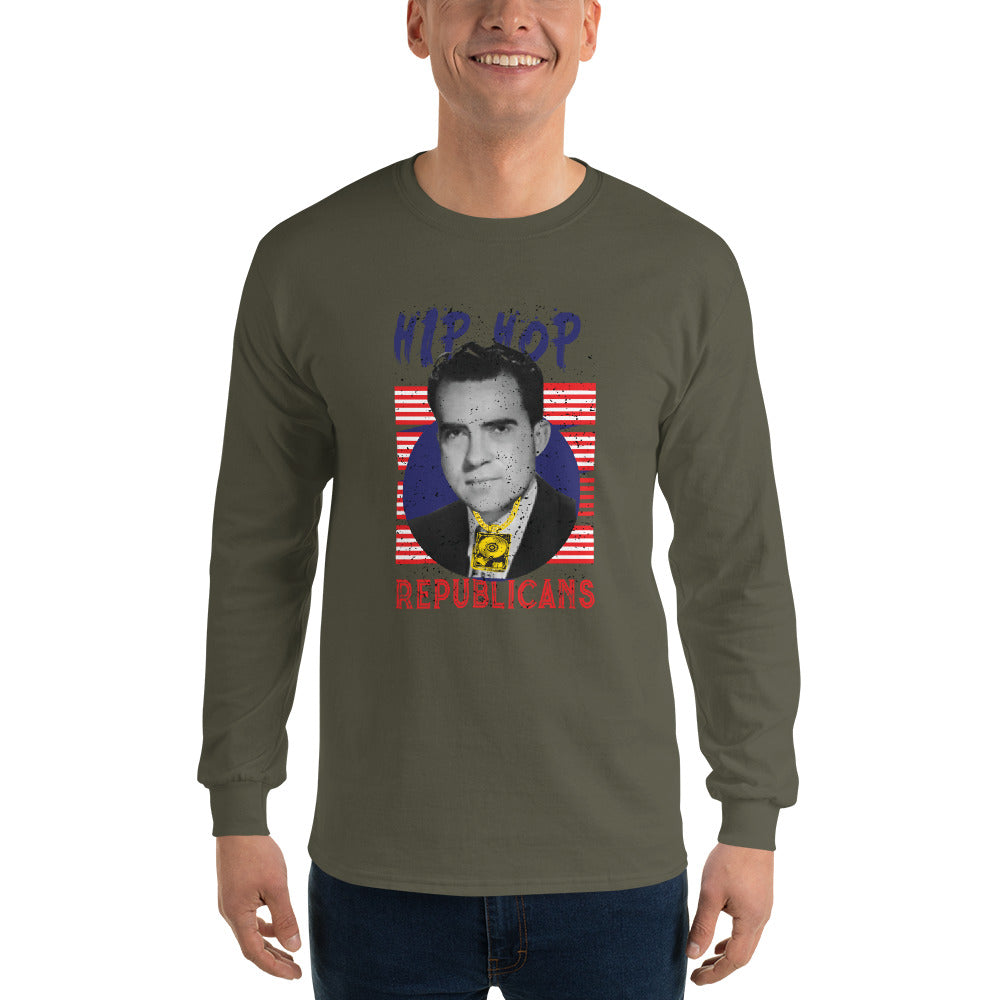 Richard Nixon Hip-Hop Republicans Long Sleeve Shirt