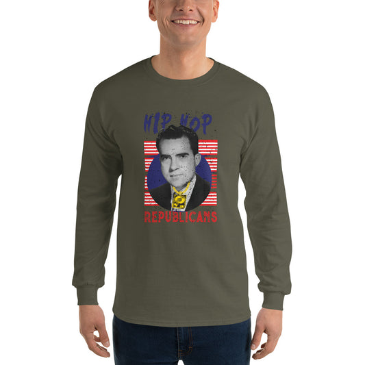 Richard Nixon Hip-Hop Republicans Long Sleeve Shirt