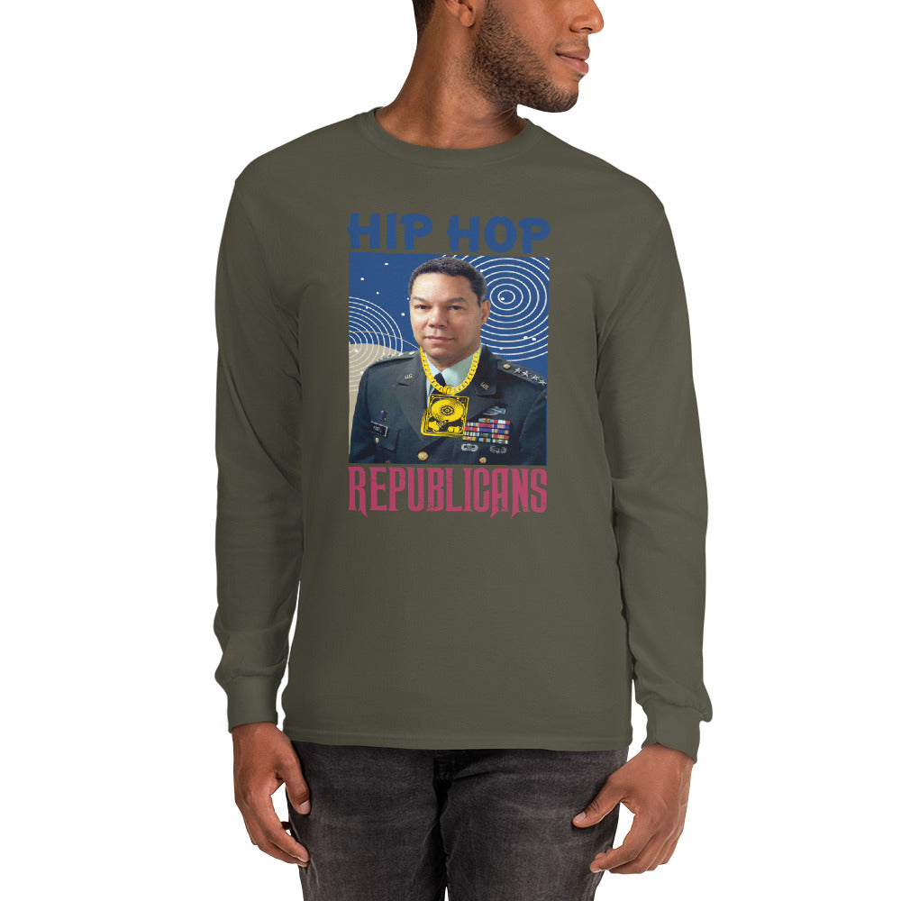 Colin Powell Hip-Hop Republicans Long Sleeve Shirt