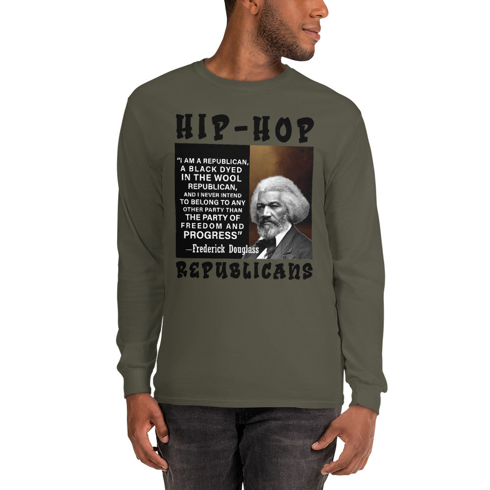 Frederick Douglass Hip-Hop Republicans Long Sleeve Shirt
