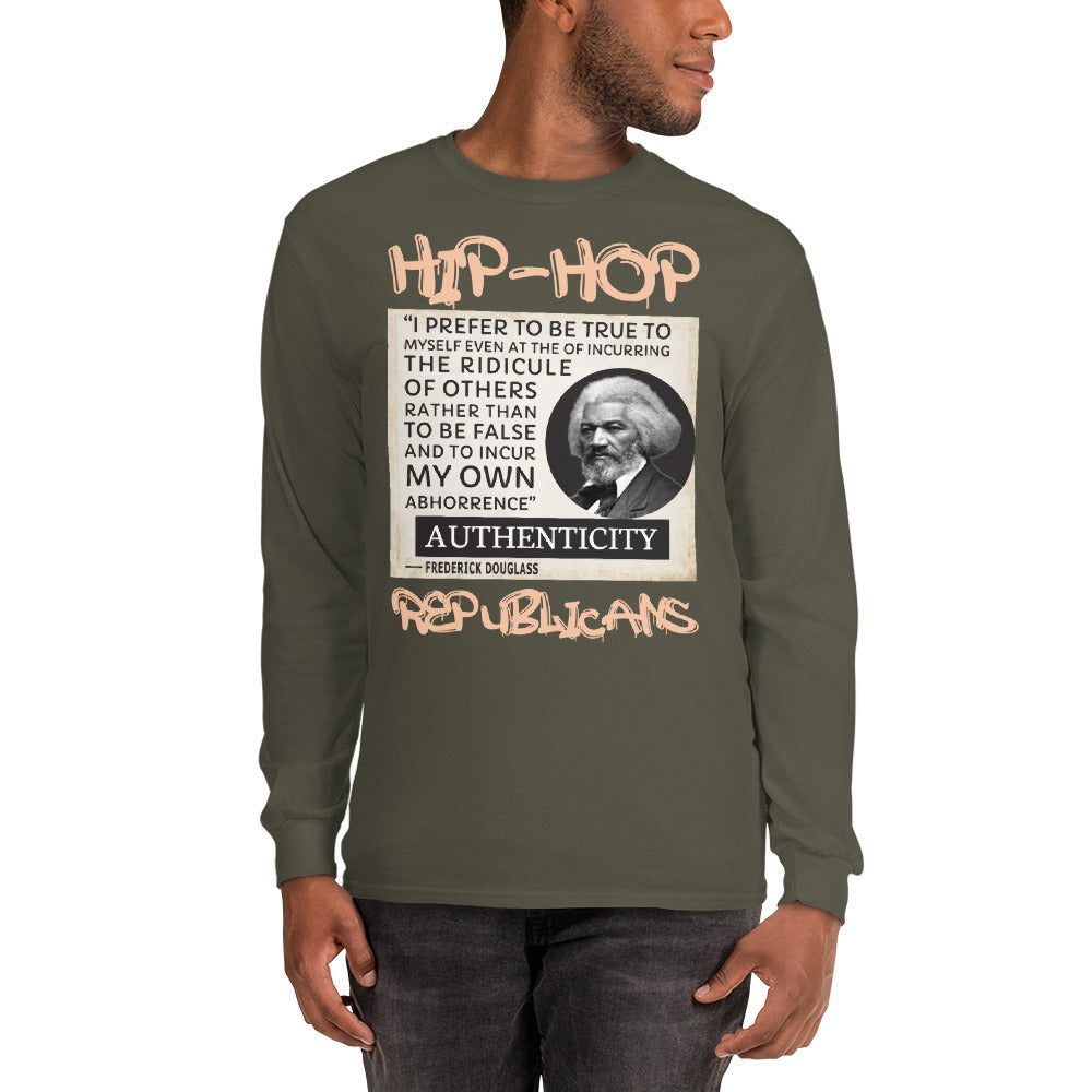 Frederick Douglass Hip-Hop Republicans Long Sleeve Shirt
