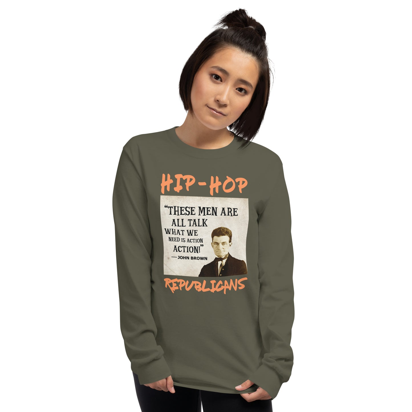 John Brown Hip-Hop Republicans Long Sleeve Shirt