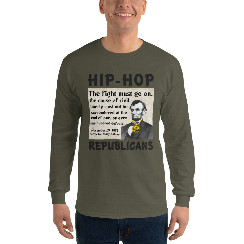 Abraham Lincoln Hip-Hop Republicans Long Sleeve Shirt