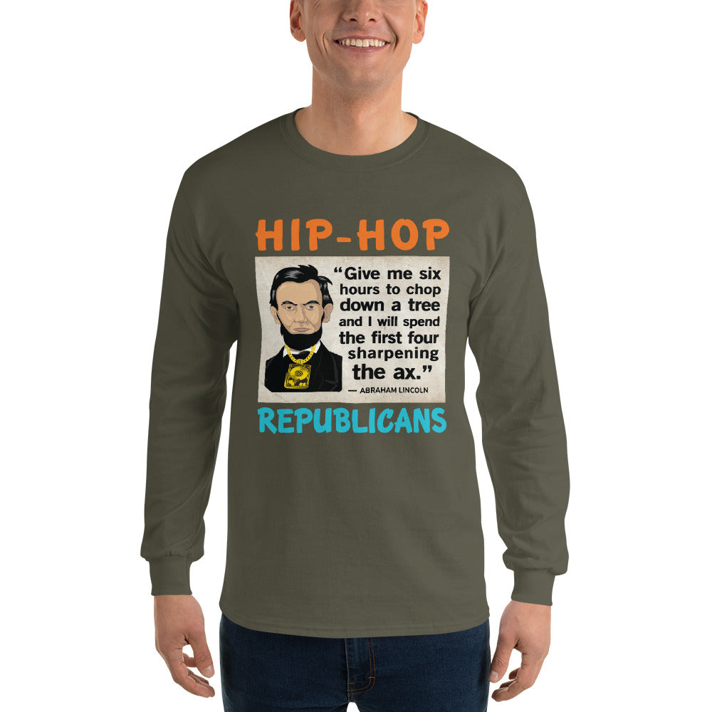 Abraham Lincoln Hip-Hop Republicans Long Sleeve Shirt