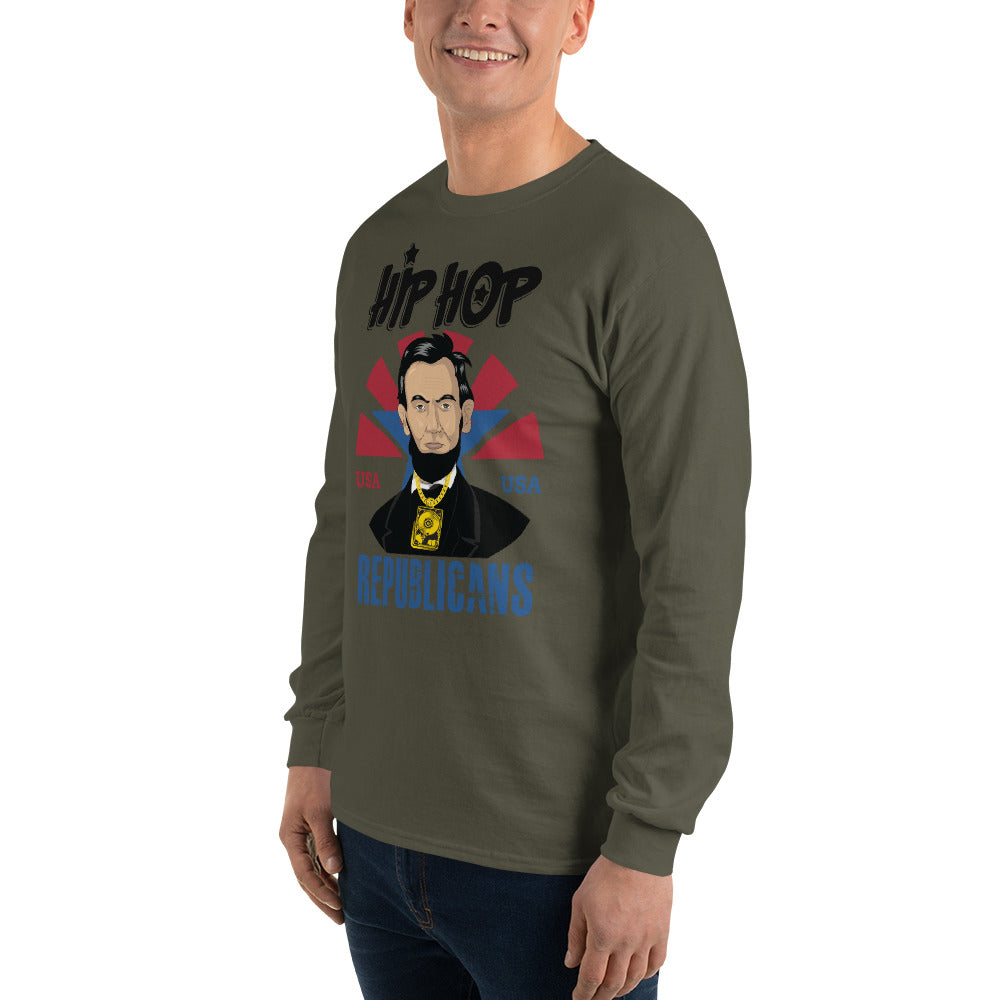 Abraham Lincoln Hip-Hop Republicans Long Sleeve Shirt