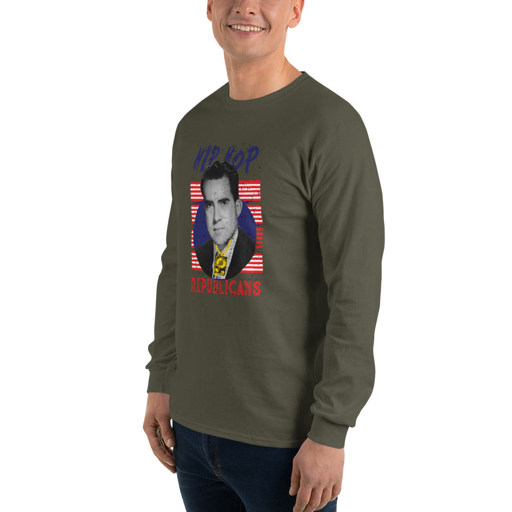 Richard Nixon Hip-Hop Republicans Long Sleeve Shirt