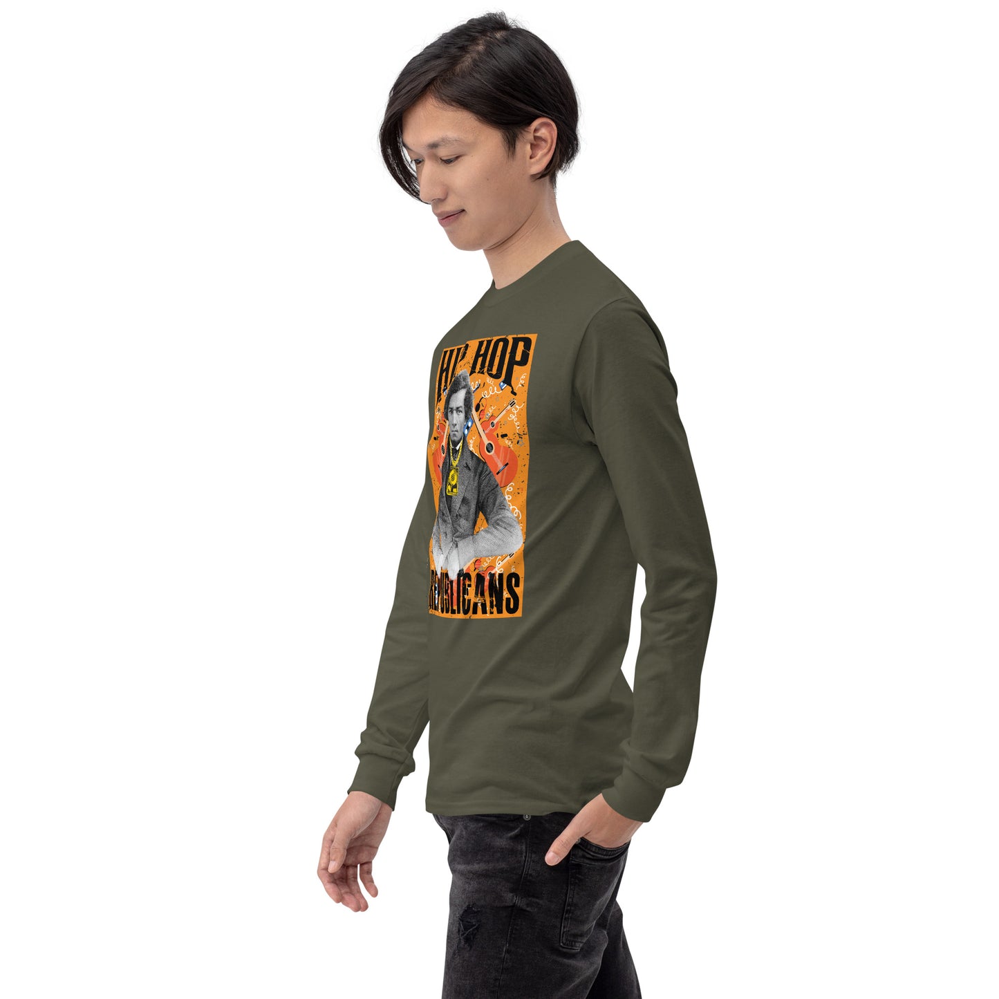 Frederick Douglass Hip-Hop Republicans Long Sleeve Shirt