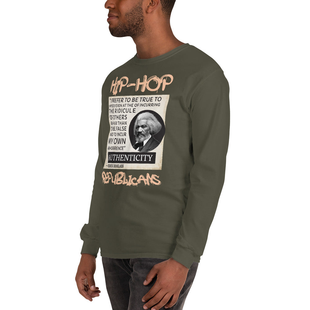 Frederick Douglass Hip-Hop Republicans Long Sleeve Shirt