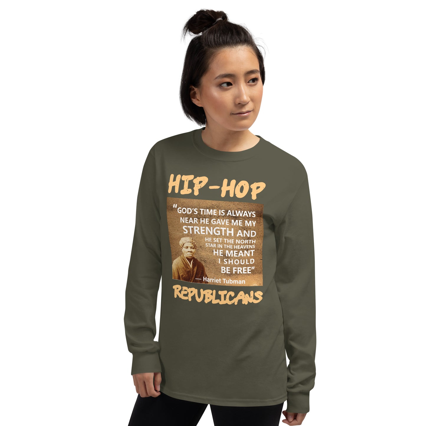 Harriet Tubman Hip-Hop Republicans Long Sleeve Shirt