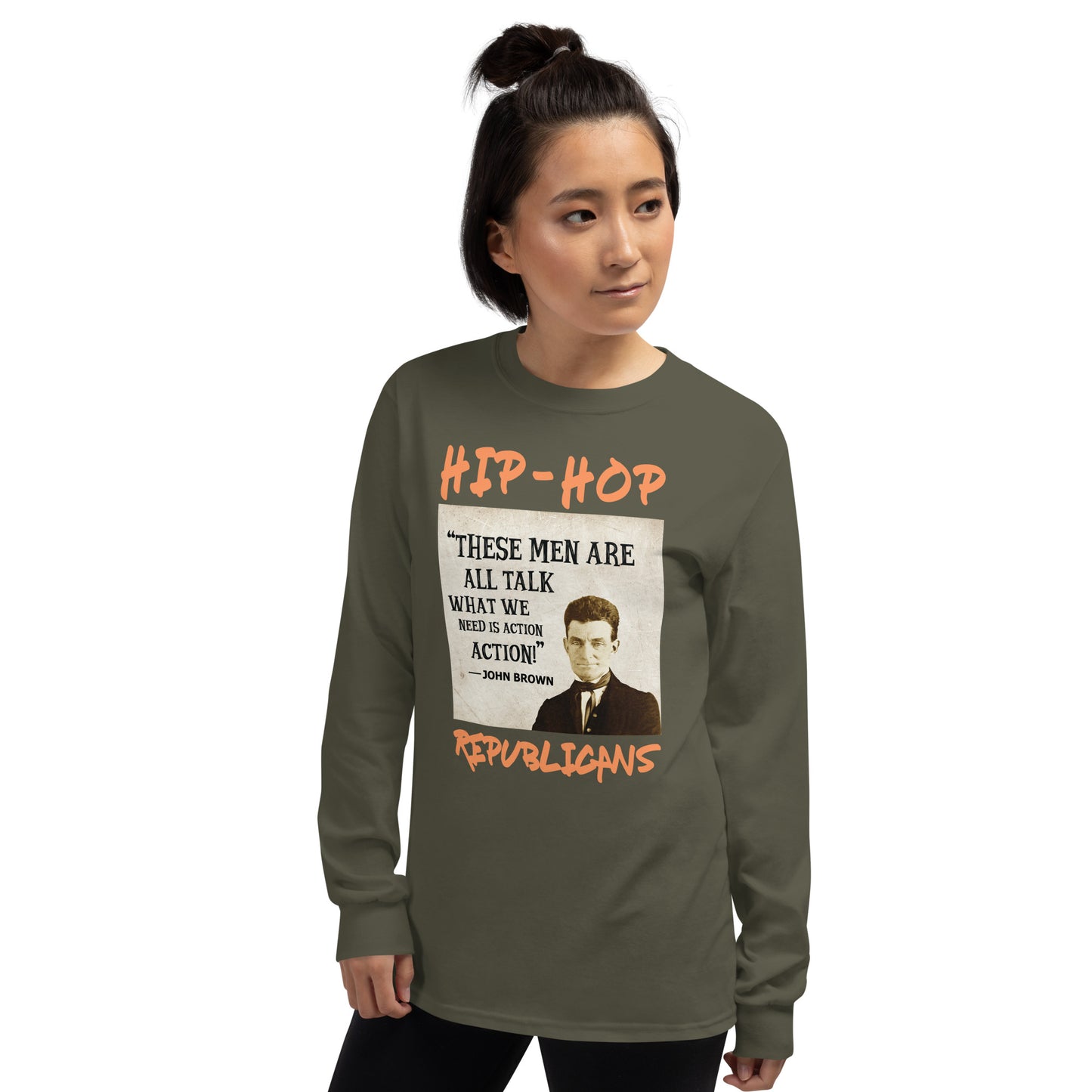 John Brown Hip-Hop Republicans Long Sleeve Shirt
