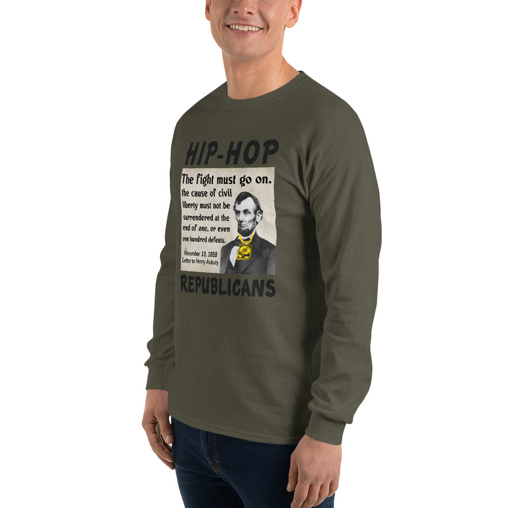 Abraham Lincoln Hip-Hop Republicans Long Sleeve Shirt