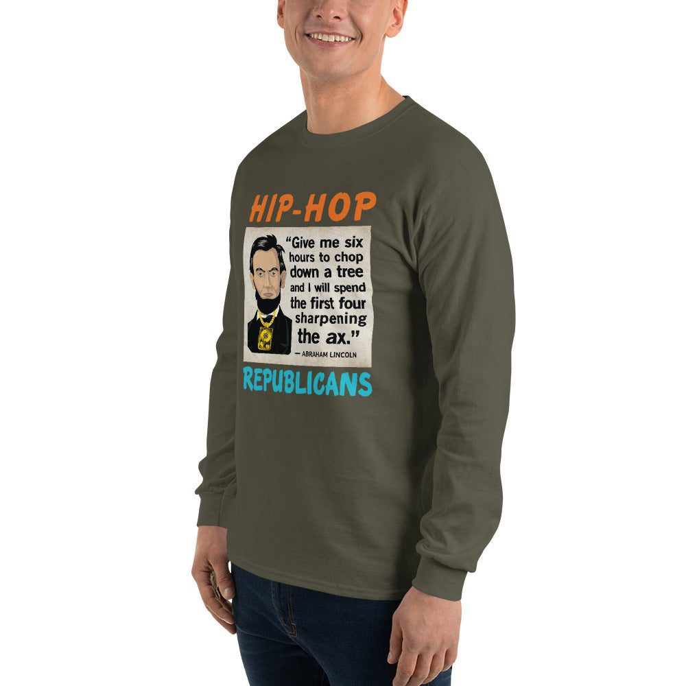 Abraham Lincoln Hip-Hop Republicans Long Sleeve Shirt