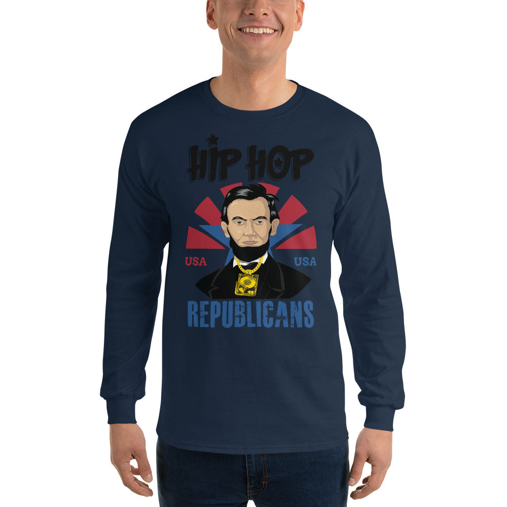 Abraham Lincoln Hip-Hop Republicans Long Sleeve Shirt