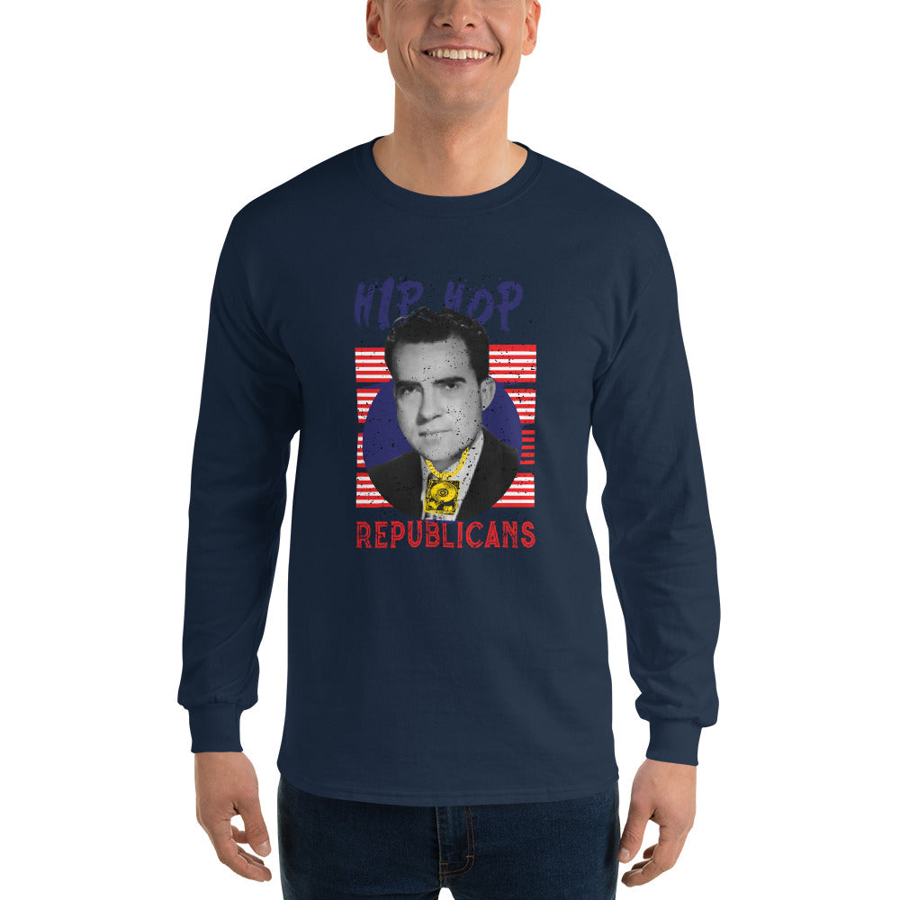 Richard Nixon Hip-Hop Republicans Long Sleeve Shirt