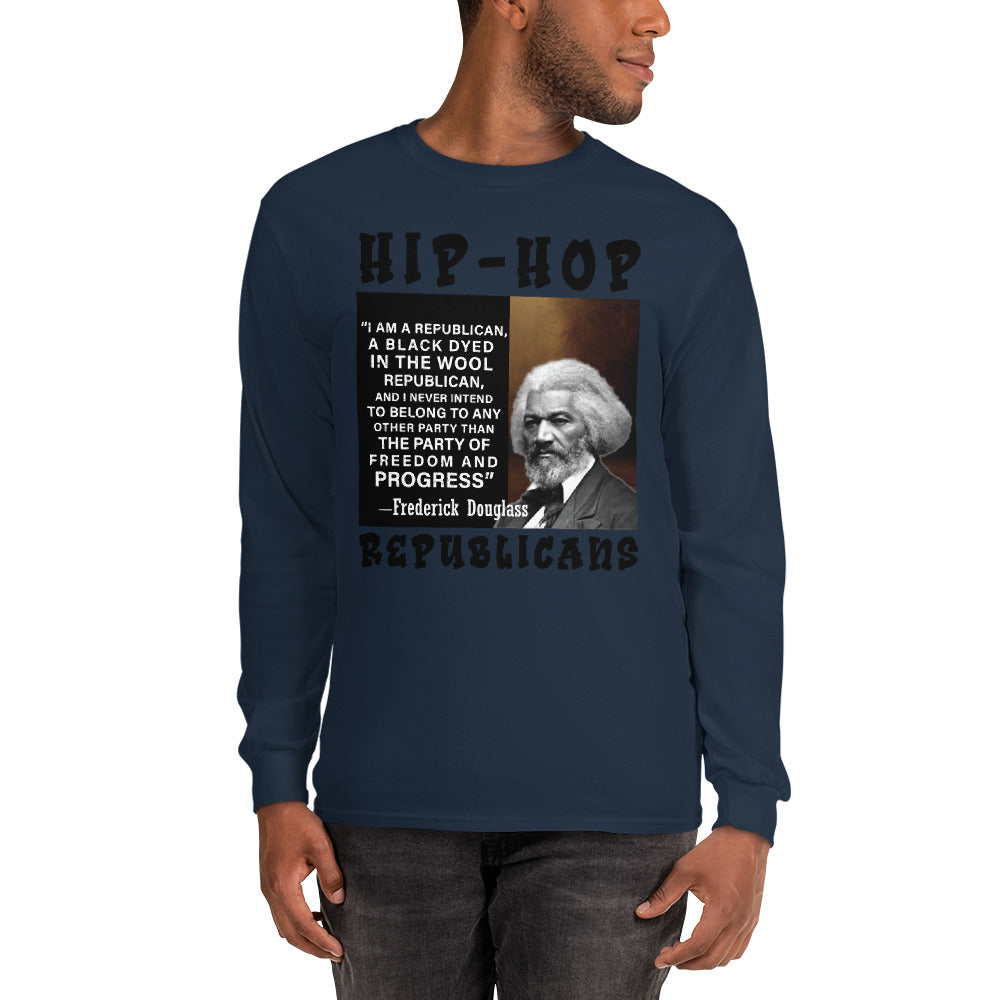 Frederick Douglass Hip-Hop Republicans Long Sleeve Shirt