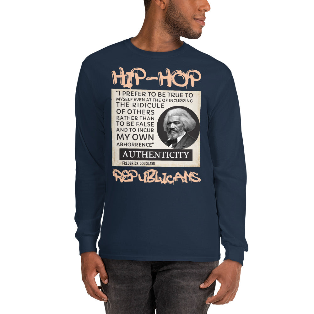Frederick Douglass Hip-Hop Republicans Long Sleeve Shirt