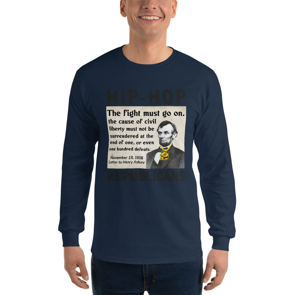 Abraham Lincoln Hip-Hop Republicans Long Sleeve Shirt