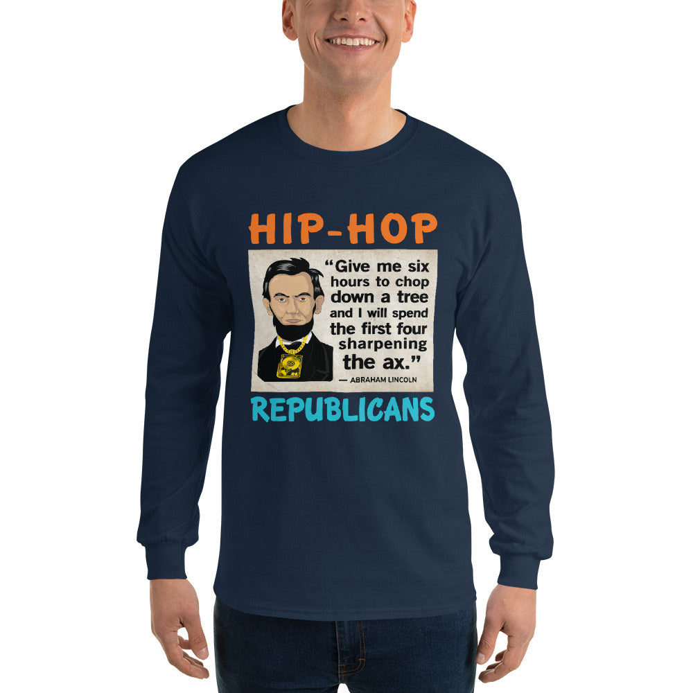 Abraham Lincoln Hip-Hop Republicans Long Sleeve Shirt