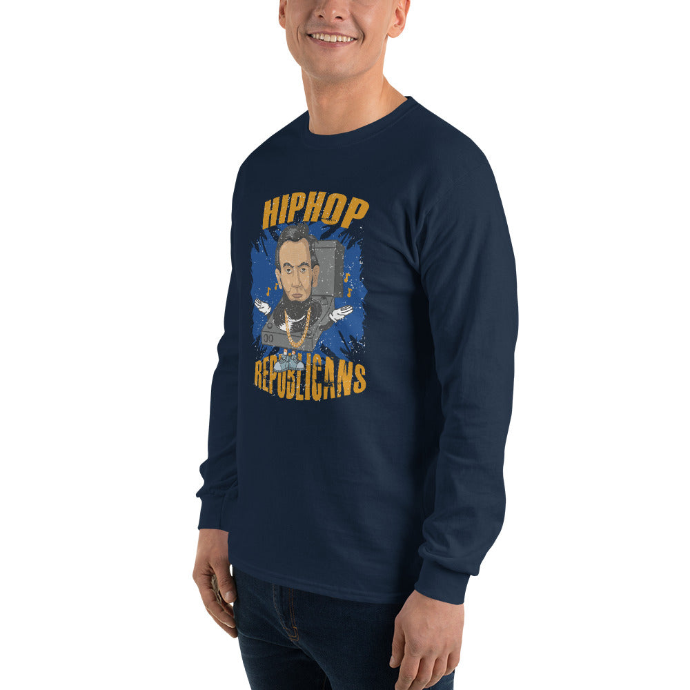 Abraham Lincoln Hip-Hop Republicans Long Sleeve Shirt