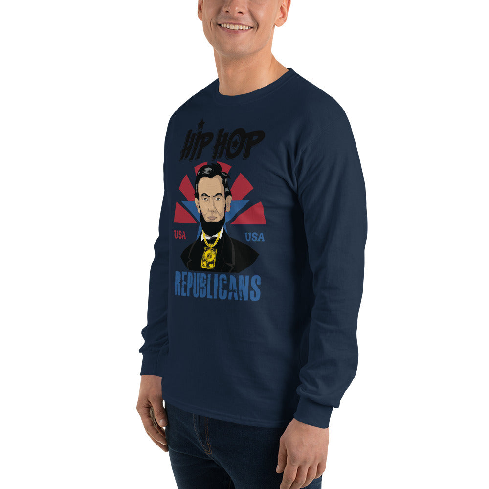 Abraham Lincoln Hip-Hop Republicans Long Sleeve Shirt