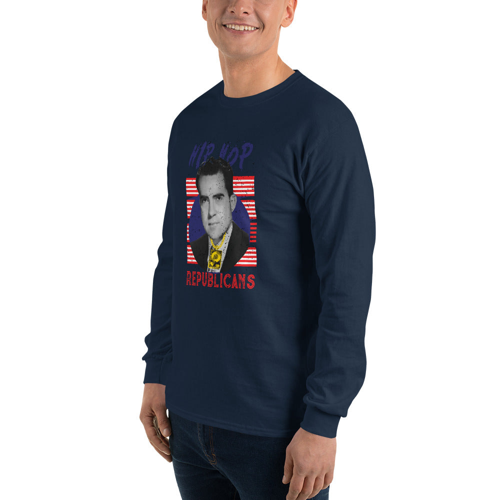 Richard Nixon Hip-Hop Republicans Long Sleeve Shirt