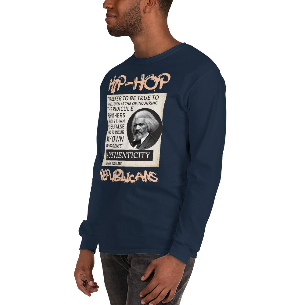 Frederick Douglass Hip-Hop Republicans Long Sleeve Shirt