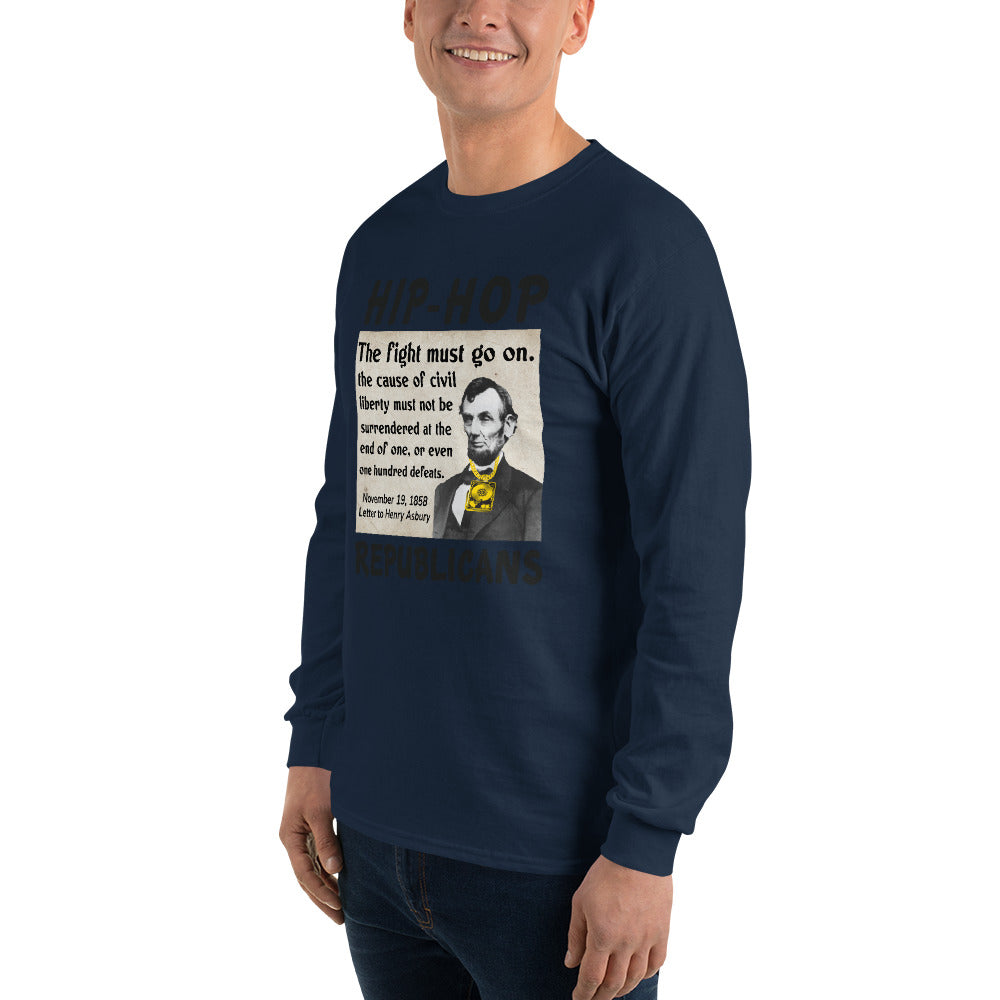Abraham Lincoln Hip-Hop Republicans Long Sleeve Shirt